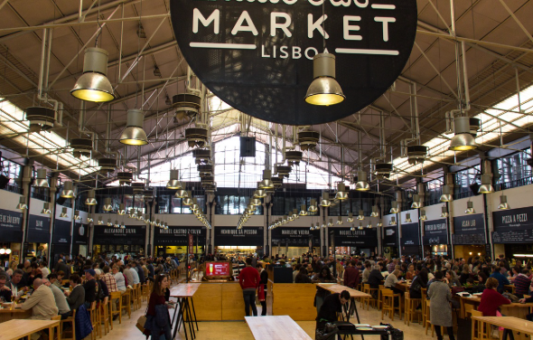Time Out Market Lisbonne, halles accessibles PMR